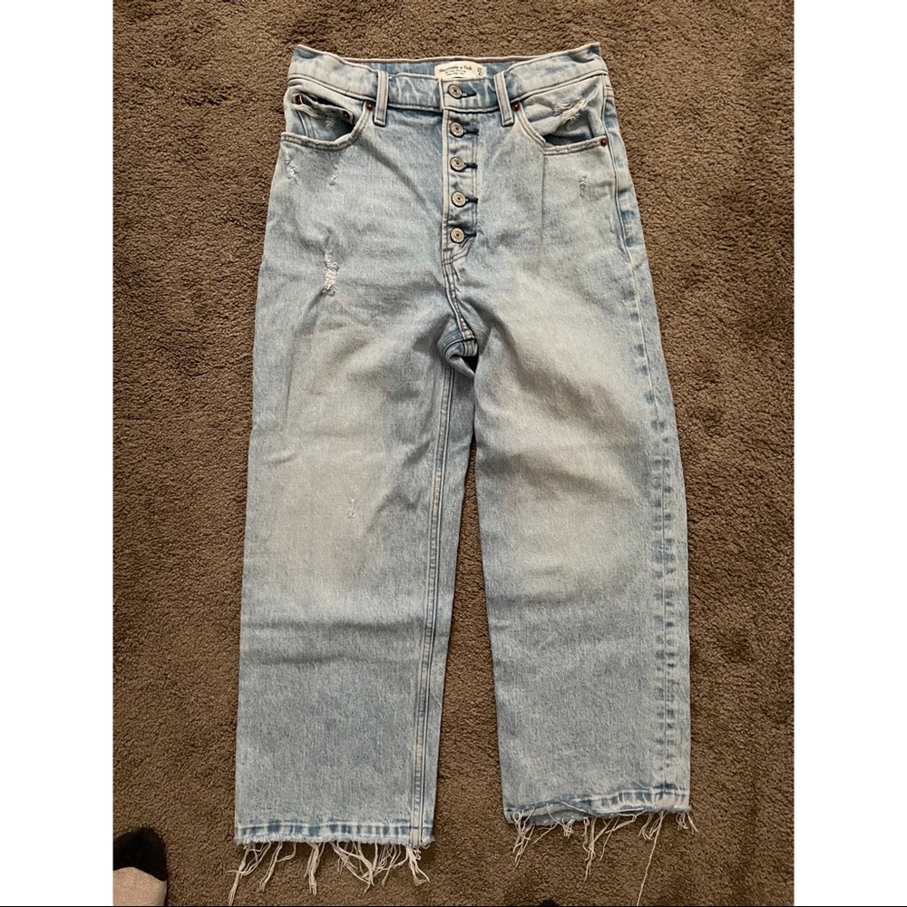 High Rise Crop Wide High Rise Jean